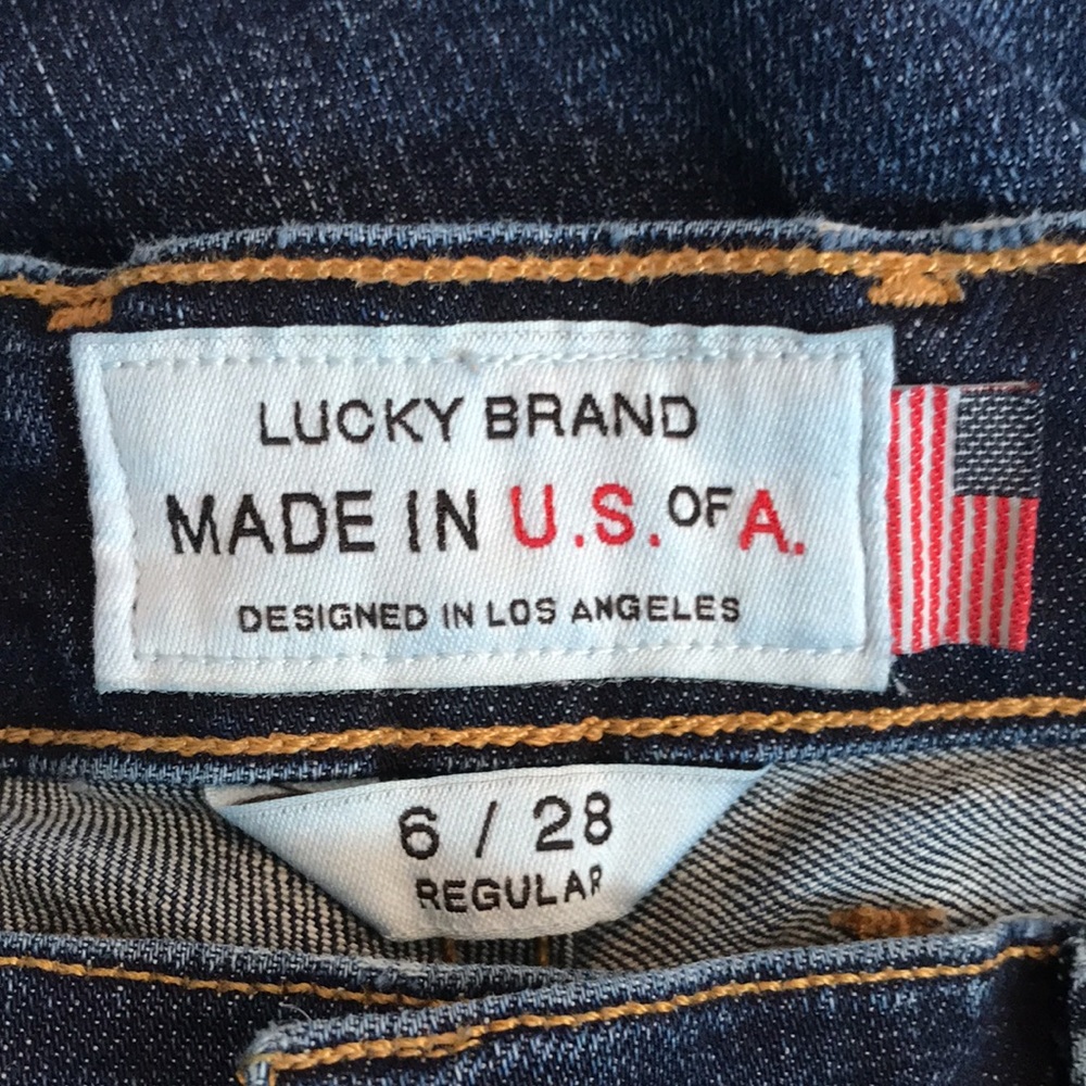Lucky Brand jeans Sofia skinny, White Oak cone denim, 6/28 regular - Picture 5 of 8